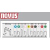 Kabės 10mm, Nr.53 1000vnt Novus